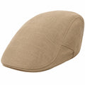 Cappello coppola taglia unica in tessuto beige stile classico