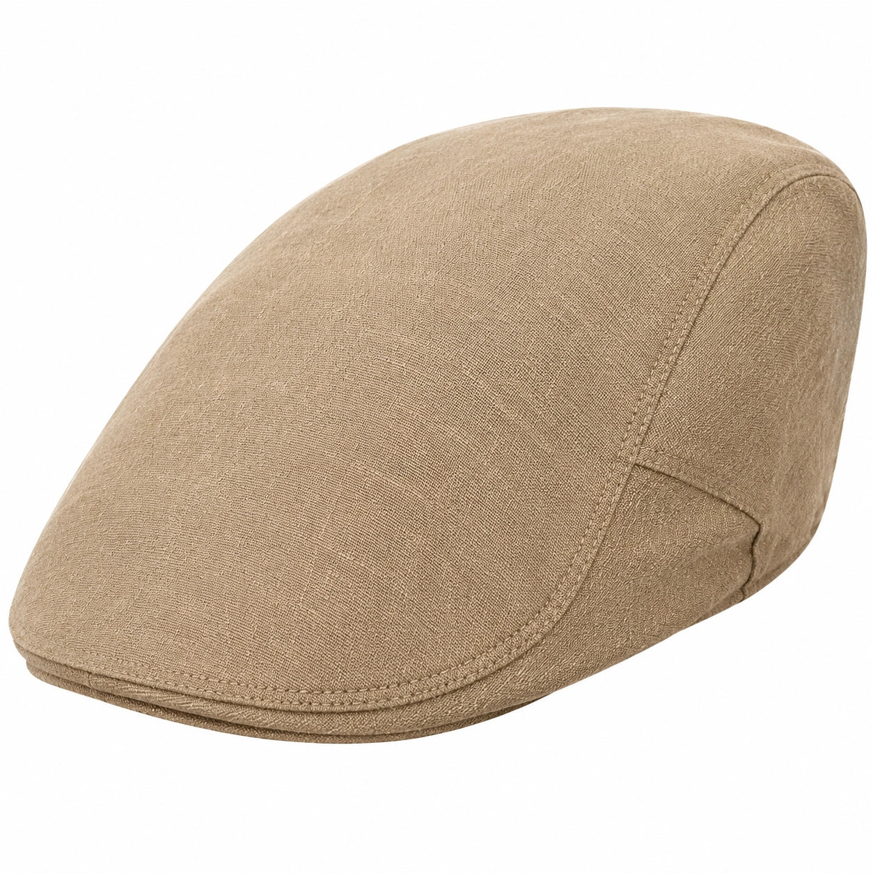 Cappello coppola taglia unica in tessuto beige stile classico