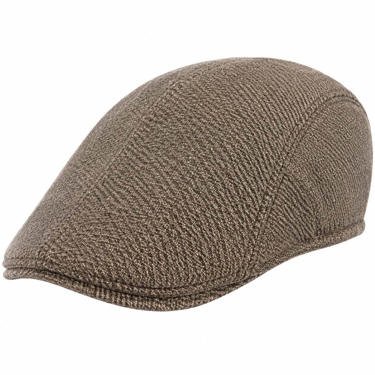 Coppola unisex taglia unica in tessuto marrone stile classico